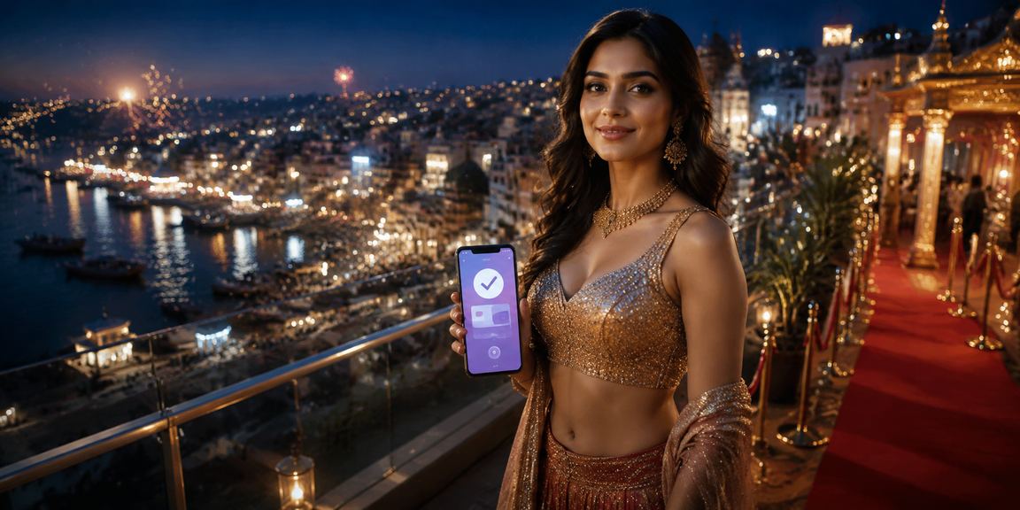 Mobile phone displaying popular payment apps used across India